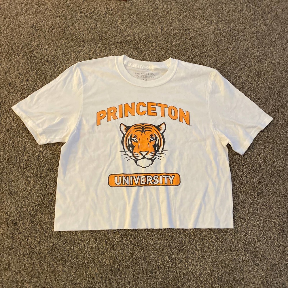 Princeton University Tigers Women's Cropped T-shirt - Medium